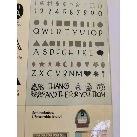 Cricut Font Cartridge George And Basic Shapes Complete Used - Picture 10 of 13